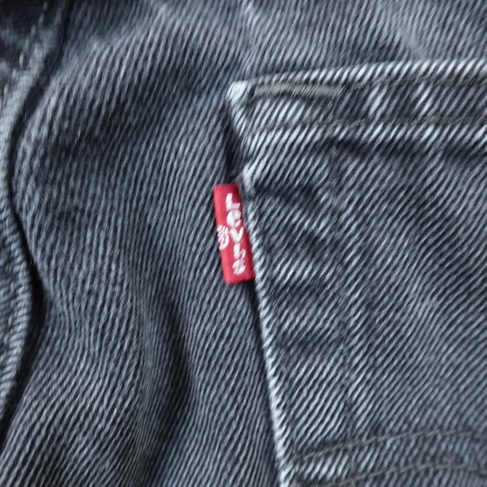 Levis Jeans Mens 30X32 Black Dark Denim Pants 505 Straight Leg 5 Pocket Mid Rise